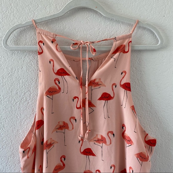 ❗️sold❗️Flinn & Grace Flamingo Print Dress - Picture 8 of 9